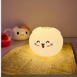 چراغ خواب ضربه ای طرح گربه گرد